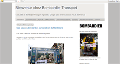 Desktop Screenshot of newsbombardierfrance.com